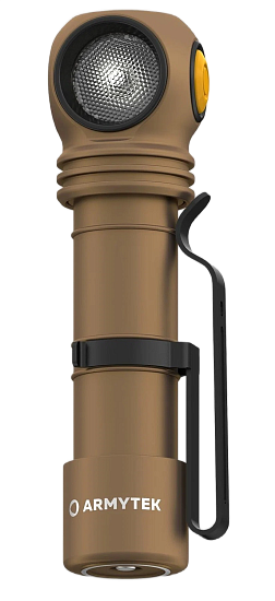 Фонарь Armytek Wizard C2 Pro Max Sand Белый - Фото 2 большая