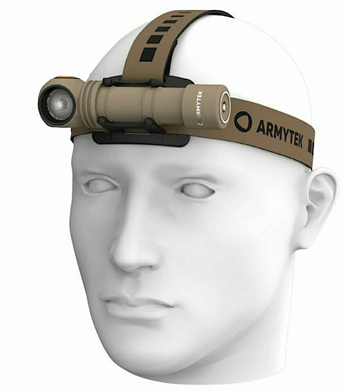 Фонарь Armytek Wizard C2 Pro Max Sand Белый - Фото 4 большая