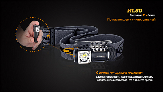 Налобный фонарь Fenix HL50 T6 - Фото 5 большая