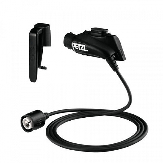 Комплект из провода-удлинителя и клипсы для налобного фонаря Petzl Nao - Фото 1 большая