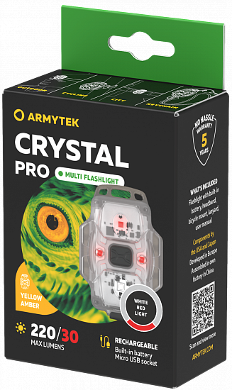 Фонарь Armytek Crystal Pro Green - Фото 5 большая