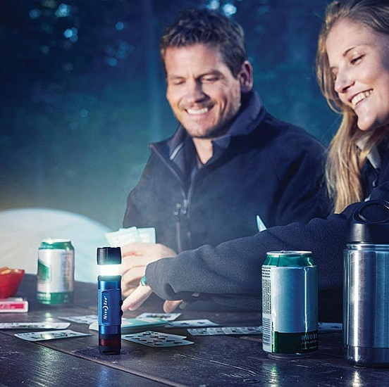 Светодиодный фонарь Nite Ize Radiant 3-in-1 Mini Flashlight Blue - Фото 3 большая