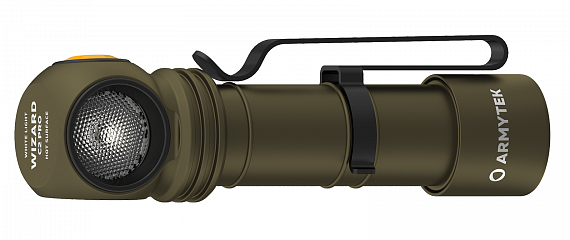 Фонарь Armytek Wizard C2 Pro Olive белый - Фото 3 большая