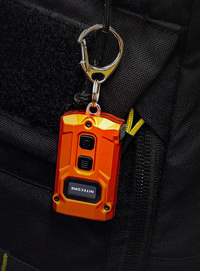 Фонарь-брелок Nitecore Tini3 Orange - Фото 4 большая