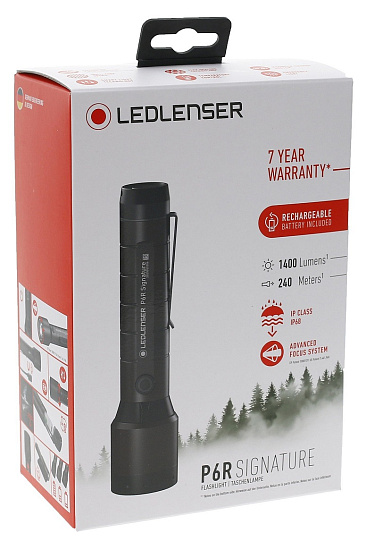 Фонарь ручной Led Lenser P6R Signature - Фото 4 большая