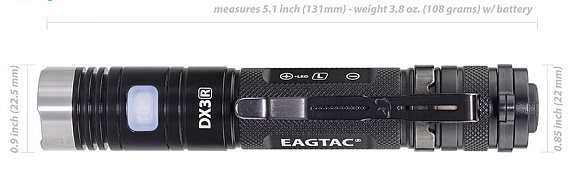 Фонарь ручной EagleTac DX3L XHP50.2 - Фото 2 большая