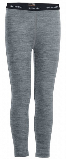 Кальсоны детские Icebreaker 200 Oasis Leggings Gritstone Hthr - Фото 1 большая