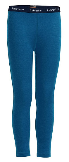 Кальсоны детские Icebreaker 200 Oasis Leggings Prussian Blue - Фото 1 большая