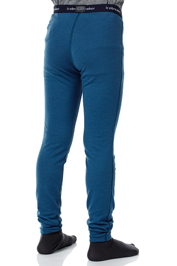 Кальсоны детские Icebreaker 200 Oasis Leggings Prussian Blue - Фото 4 большая