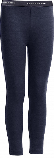 Кальсоны детские Icebreaker 260 Tech Leggings Midnight Navy - Фото 1 большая