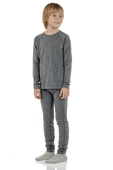 Кальсоны детские Icebreaker Oasis Leggings Gritstone - Фото 4 большая