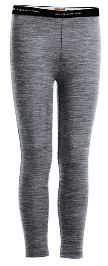 Кальсоны детские Icebreaker Oasis Leggings Gritstone - Фото 1 большая