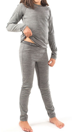Кальсоны детские Icebreaker Oasis Leggings Gritstone - Фото 3 большая