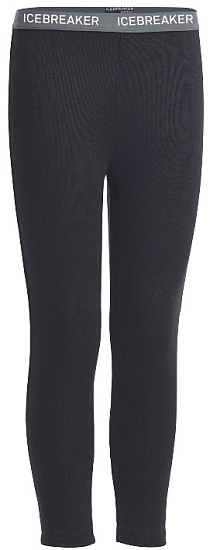 Кальсоны детские Icebreaker Compass Black/Blizzard - Фото 1 большая