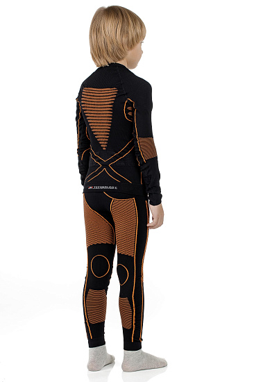 Кальсоны детские X-Bionic Accumulator UW Black/Orange - Фото 3 большая