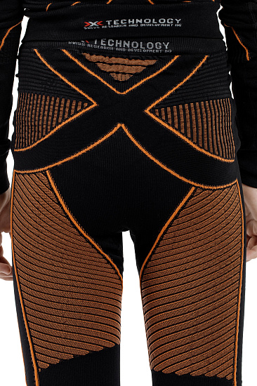 Кальсоны детские X-Bionic Accumulator UW Black/Orange - Фото 7 большая