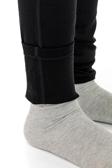 Кальсоны детские Icebreaker Compass Leggings Black - Фото 3 большая