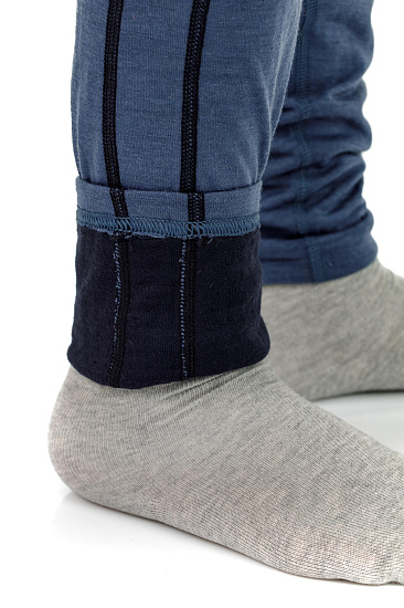 Кальсоны детские Bergans Akeleie Fogblue/Dk Navy - Фото 6 большая