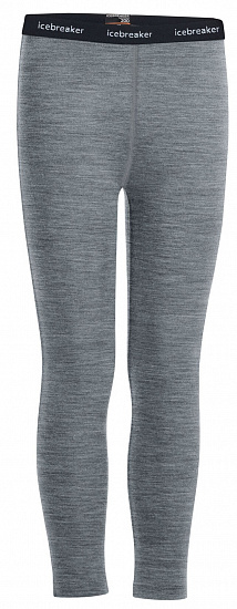 Кальсоны детские Icebreaker 200 Oasis Legging Gritstone Hthr - Фото 1 большая