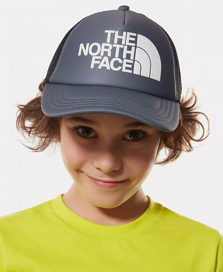 Кепка детская The North Face Eu Logo TNF Medium Grey Heather - Фото 4 большая