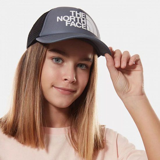 Кепка детская The North Face Eu Logo TNF Medium Grey Heather - Фото 5 большая