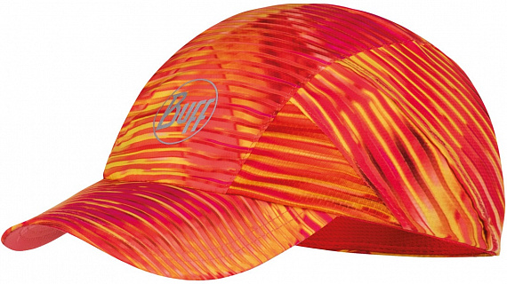 Кепка Buff Pro Run Patterned R-Zetta Coral Pink - Фото 1 большая