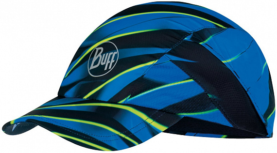 Кепка Buff Pro Run Patterned R-Focus Blue - Фото 1 большая
