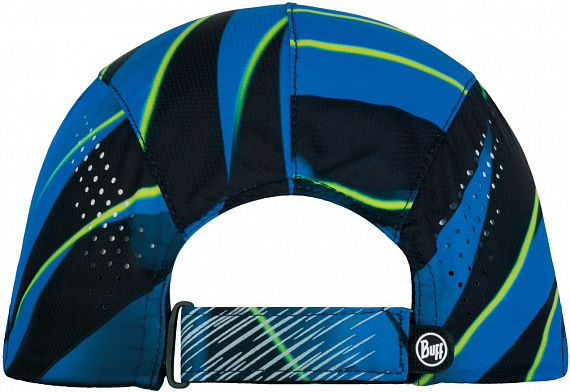 Кепка Buff Pro Run Patterned R-Focus Blue - Фото 3 большая