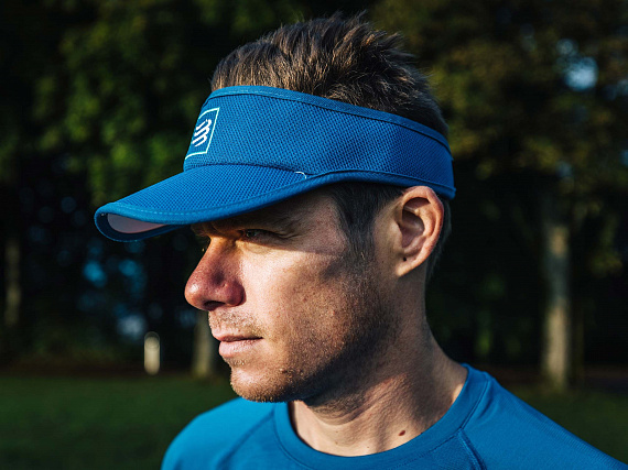 Козырек Compressport Visor Синий - Фото 3 большая