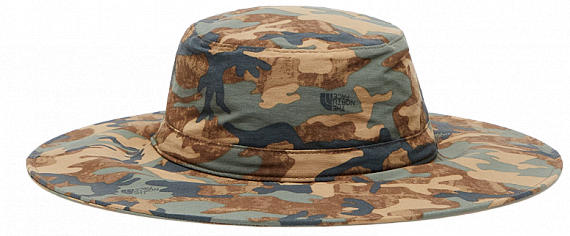 Панама The North Face Twist And Pouch Brimmer Kelp Tan TNF Camo Print - Фото 2 большая