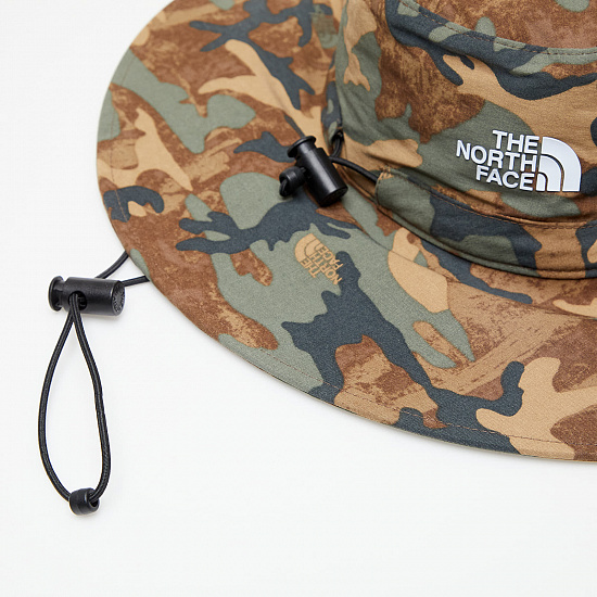 Панама The North Face Twist And Pouch Brimmer Kelp Tan TNF Camo Print - Фото 3 большая