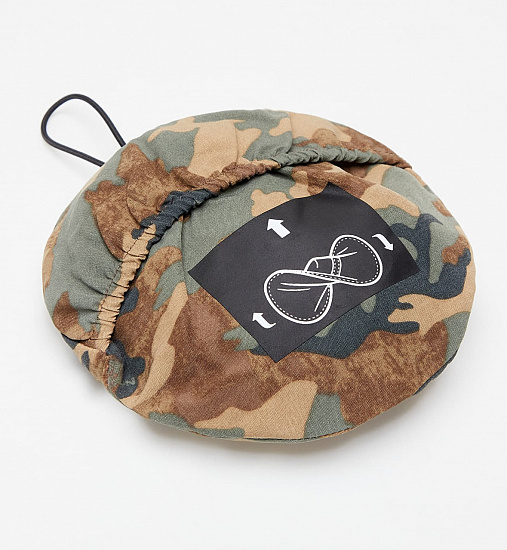 Панама The North Face Twist And Pouch Brimmer Kelp Tan TNF Camo Print - Фото 4 большая