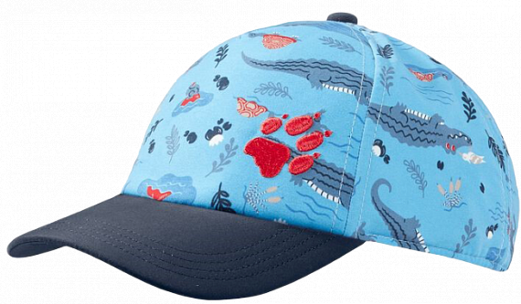 Кепка детская Jack Wolfskin Splash Sky Blue Allover - Фото 1 большая