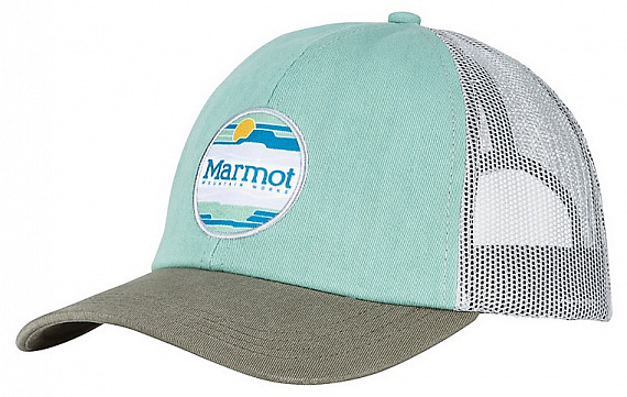 Кепка женская Marmot Kira Trucker Pond Green - Фото 1 большая