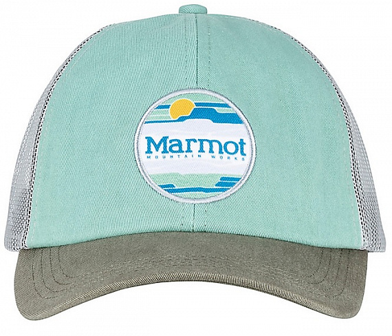 Кепка женская Marmot Kira Trucker Pond Green - Фото 2 большая