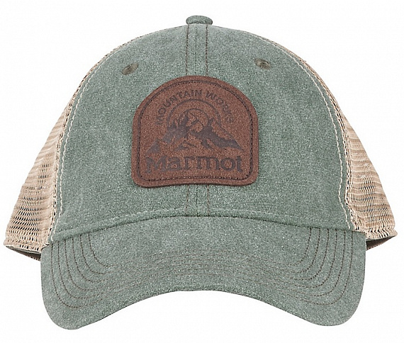 Кепка мужская Marmot Alpine Soft Mesh Trucker Altitude Rosin Green - Фото 2 большая