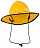 Шляпа Ortlieb Rain Hat Sunyellow - Фото 1 малая