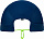 Кепка Buff Pack Speed Azure Blue Htr - Фото 2 малая
