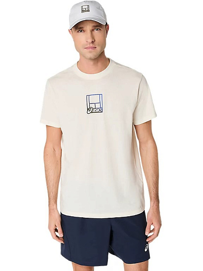 Кепка ASICS Court Core Graphic Cream - Фото 3 большая