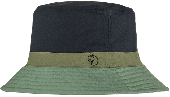 Панама Fjallraven Reversible Bucket Patina Green/Dark Navy - Фото 2 большая