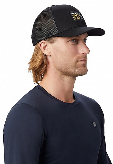 Кепка Mountain Hardwear Logo Trucker Черный - Фото 4 большая
