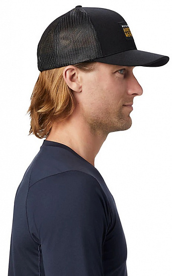 Кепка Mountain Hardwear Logo Trucker Черный - Фото 5 большая