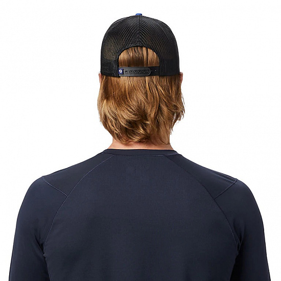 Кепка Mountain Hardwear Classic Logo Trucker Черный/Синий - Фото 3 большая