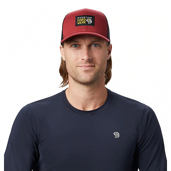 Кепка Mountain Hardwear Classic Logo Trucker Красный - Фото 4 большая