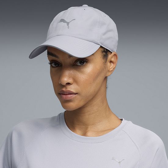 Кепка Puma Unisex Running 3 BB Vibrant Silver - Фото 3 большая