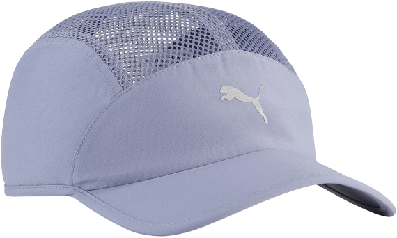 Кепка Puma Short Visor Mesh 5 Panel Gray Sky - Фото 1 большая