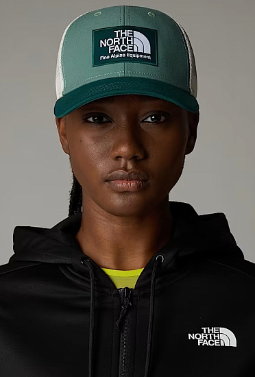 Кепка The North Face Deep Fit Mudder Trucker Deep Nori/Duck Green - Фото 2 большая