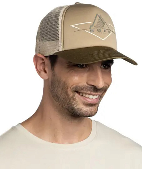 Кепка Buff Trucker Brak Khaki - Фото 4 большая