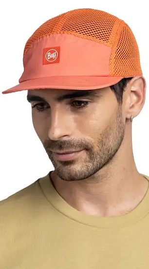 Кепка Buff 5 Panel Air Saret Poppy Red - Фото 4 большая