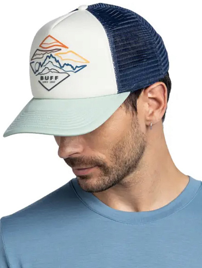Кепка Buff Trucker Luster Flint - Фото 4 большая
